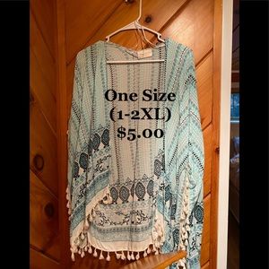 Cardigan/Bathing Suit Cover Up